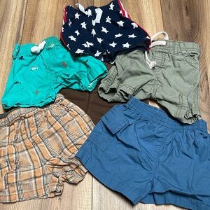 Baby boys shorts bundle multiple brands